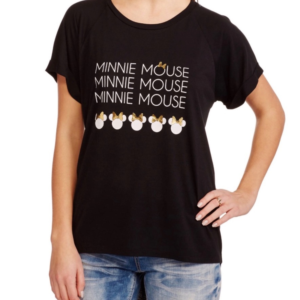 Disney Minnie Mouse hi lo tee small